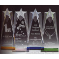 New Design Ornament Customized Crystal Trophy and Glass Award for Promotional Gift (KS04089)